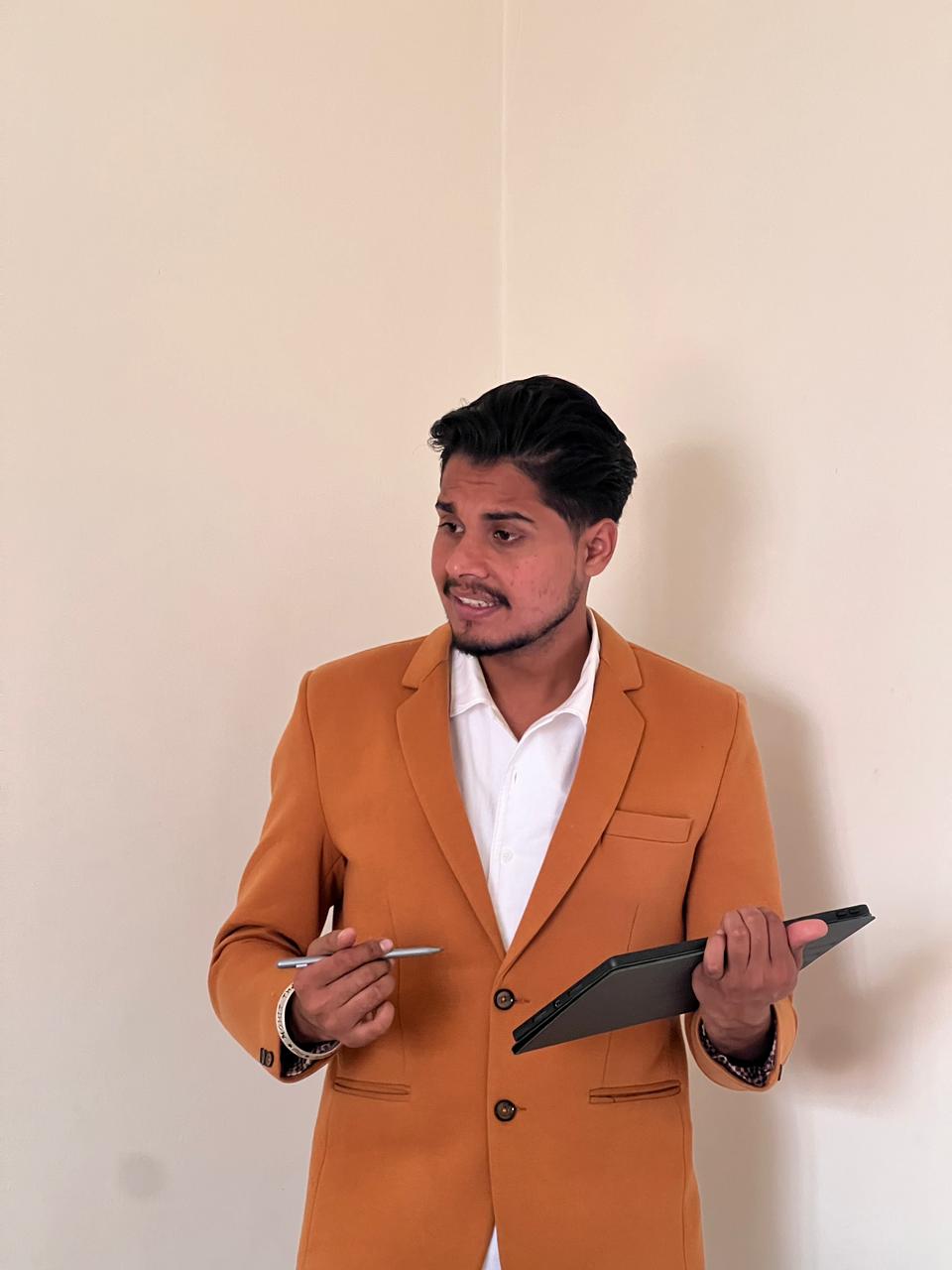 Real client meeting and consulting session